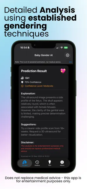 Baby Gender AI Scanner screenshot 4