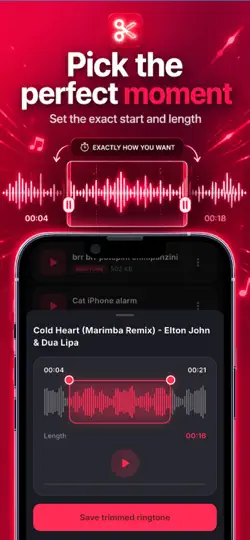 Captura de pantalla de Ringtones Maker: Ringly en iPhone 2