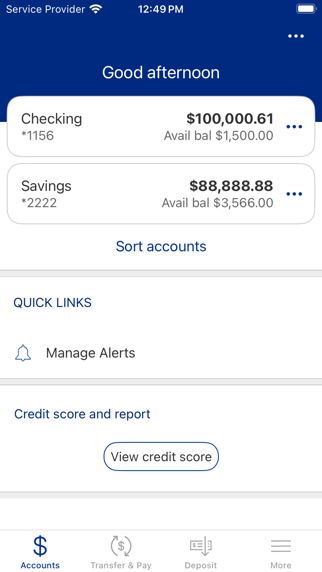 Strip Steel Community FCU iPhone screenshot 2 - Finance app