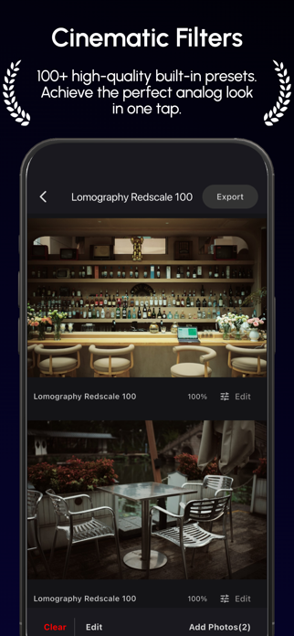 Luxmio: Batch LUTs & Filters Screenshot 1 of 7
