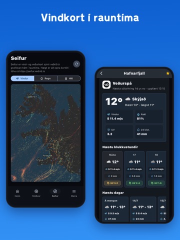 Veðrið - Veður á Íslandi iPad screenshot 5