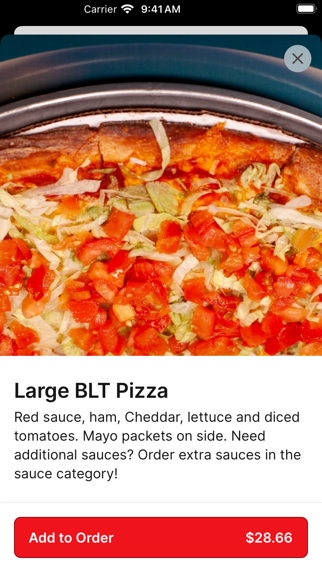 Harris Pizza iPhone screenshot 3 - Food & Drink app