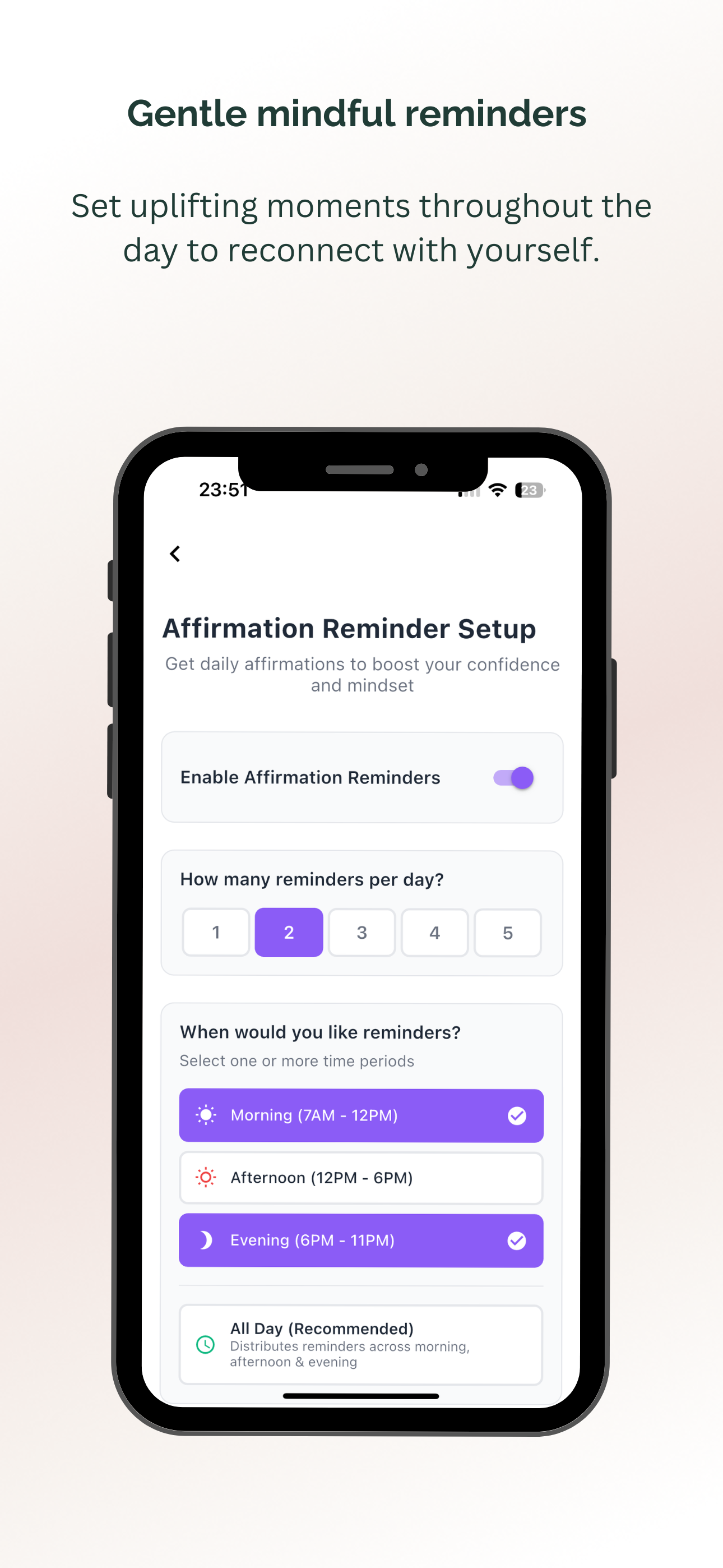 Kalm: Daily Affirmations