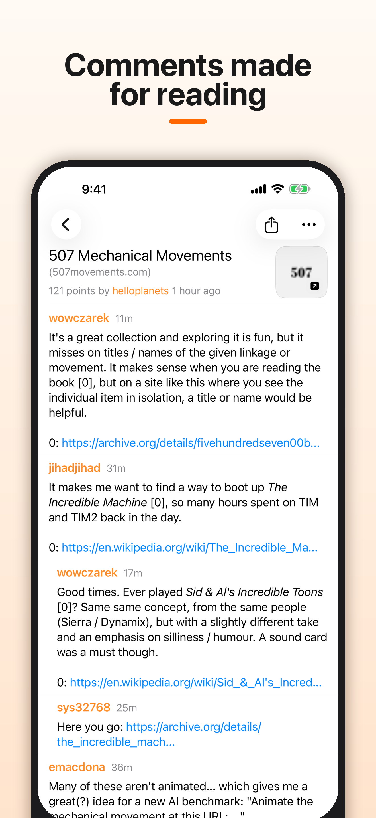 Hack News for HN screenshot 2