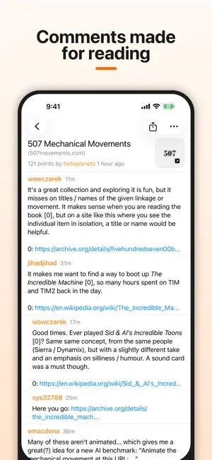 Hack News for HN screenshot 2
