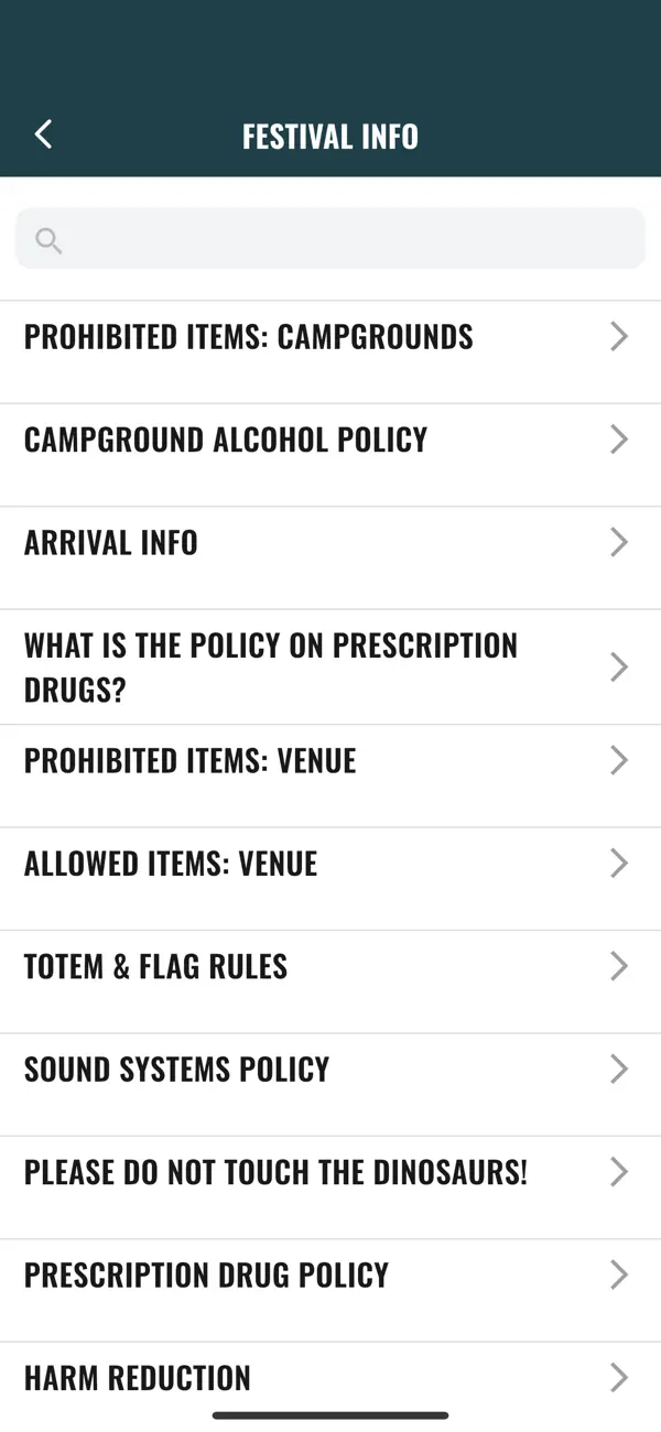 Screenshot #3 pour Lost Lands Festival App