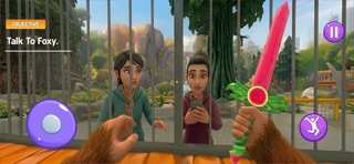 Monkey In Jail: Zoo Life Quest iPhone screenshot 1