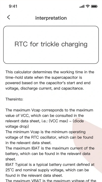 Capacitor working time