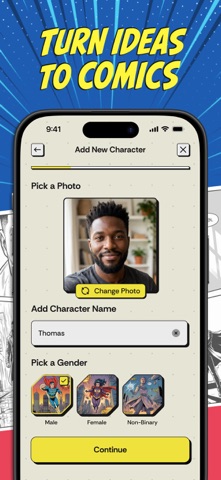 Comics AI: Comic & Manga Maker Screenshot 2 of 7