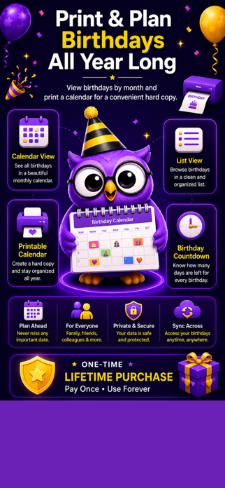 Birthday Owl Screenshot 3 of 3