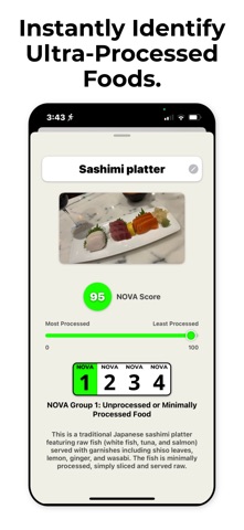 Processed Food Scanner: NOVA screenshot