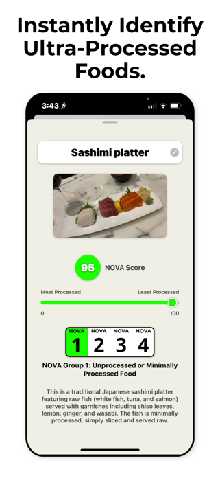 Processed Food Scanner: NOVA Screenshot 1 of 6