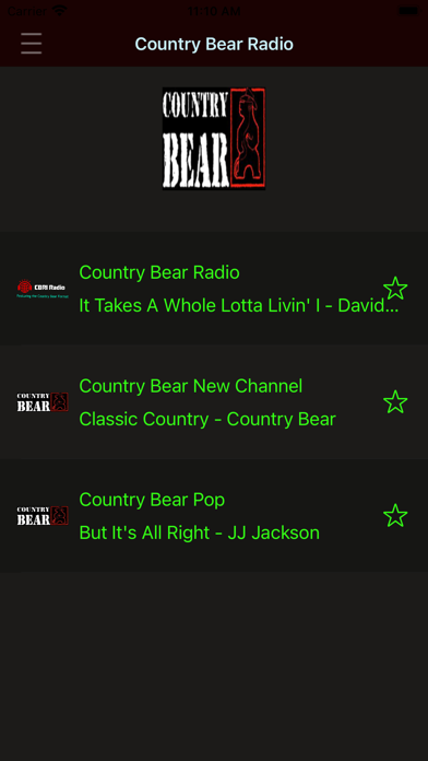 Country Bear Radio Screenshot