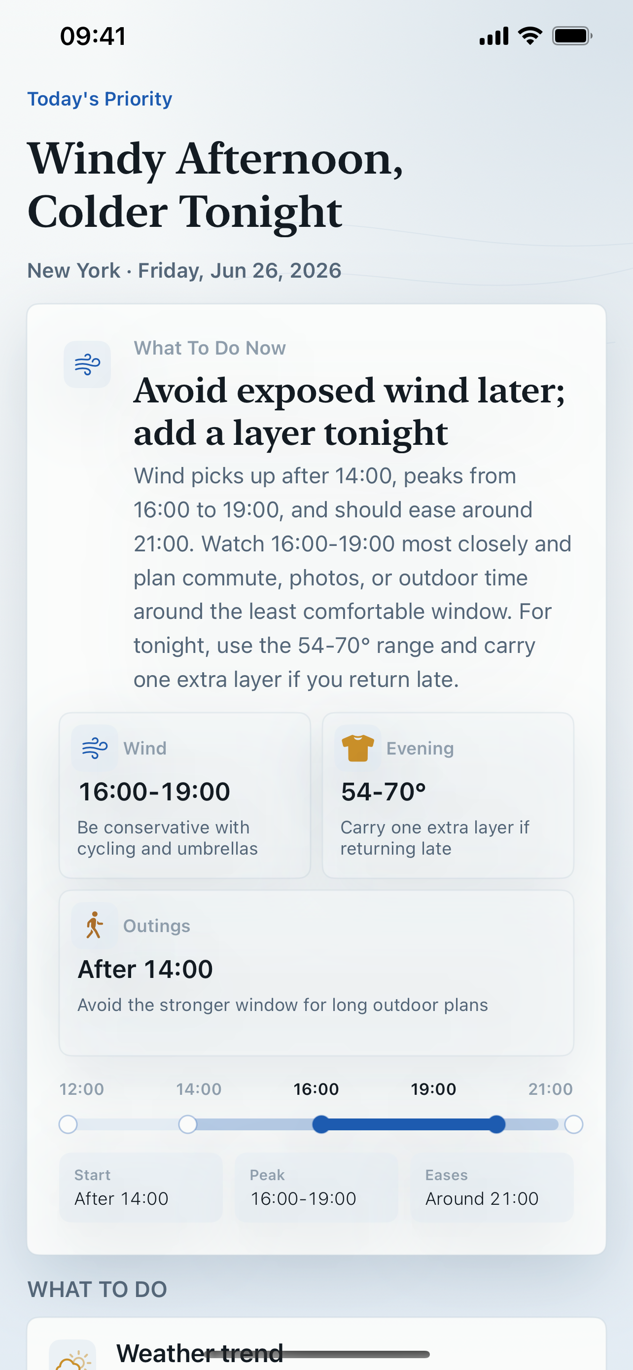 ClearCast Daily Forecast screenshot 2