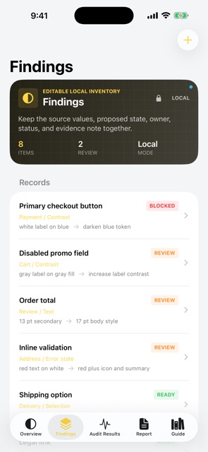 Perceptrail: A11y Audit screenshot 3
