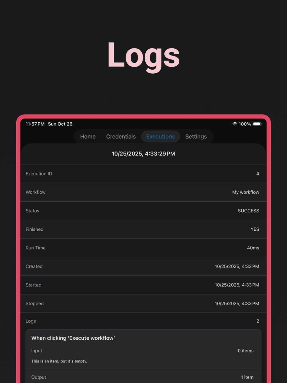 iPad screenshot