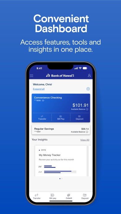Bank Of Hawaii Mobile App Screenshot