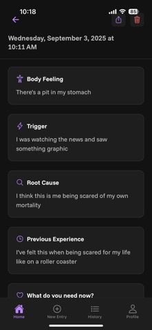 Trigger Journal Screenshot 3 of 3