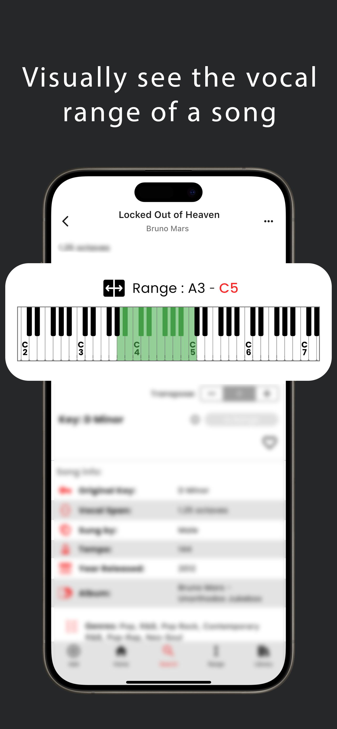 Vocal Gauge: Range Transposer
