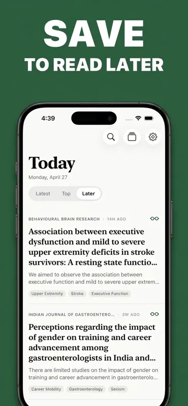 Folio: Daily Medical Journals screenshot 3 of 7
