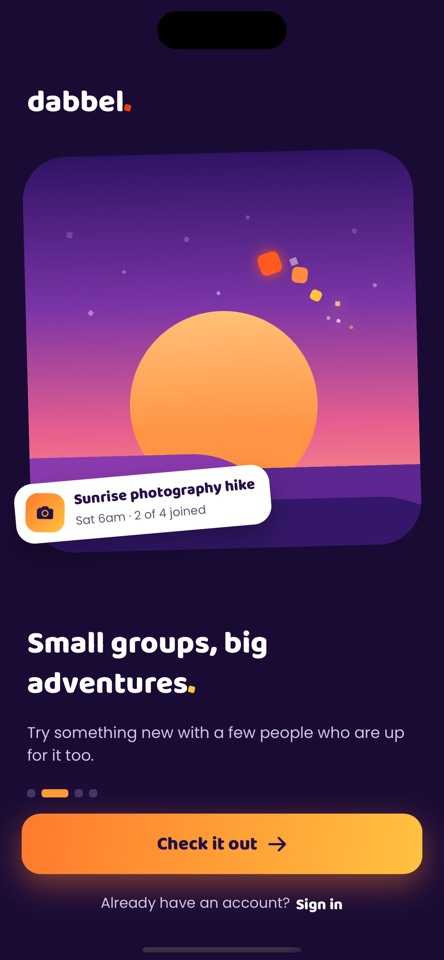 Dabbel - Hobbies & Meetups screenshot 3