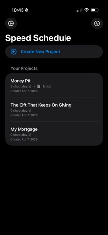 Speed Schedule screenshot