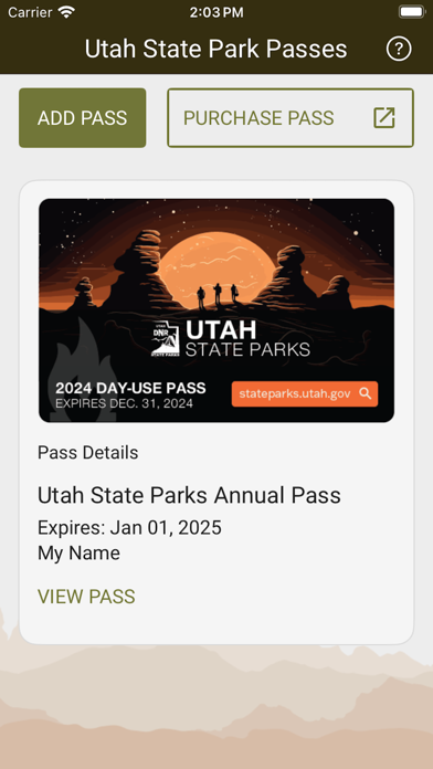 Utah State Parks Screenshot