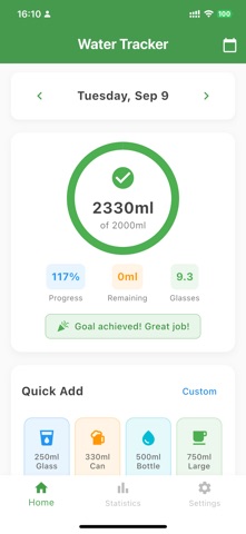 Daily Water & Tracker screenshot