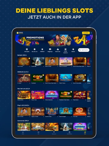 MERKUR BETS Sportwetten/Slots iPad screenshot 6