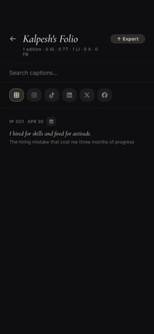 Caption Coach AI Screenshot 5 of 7