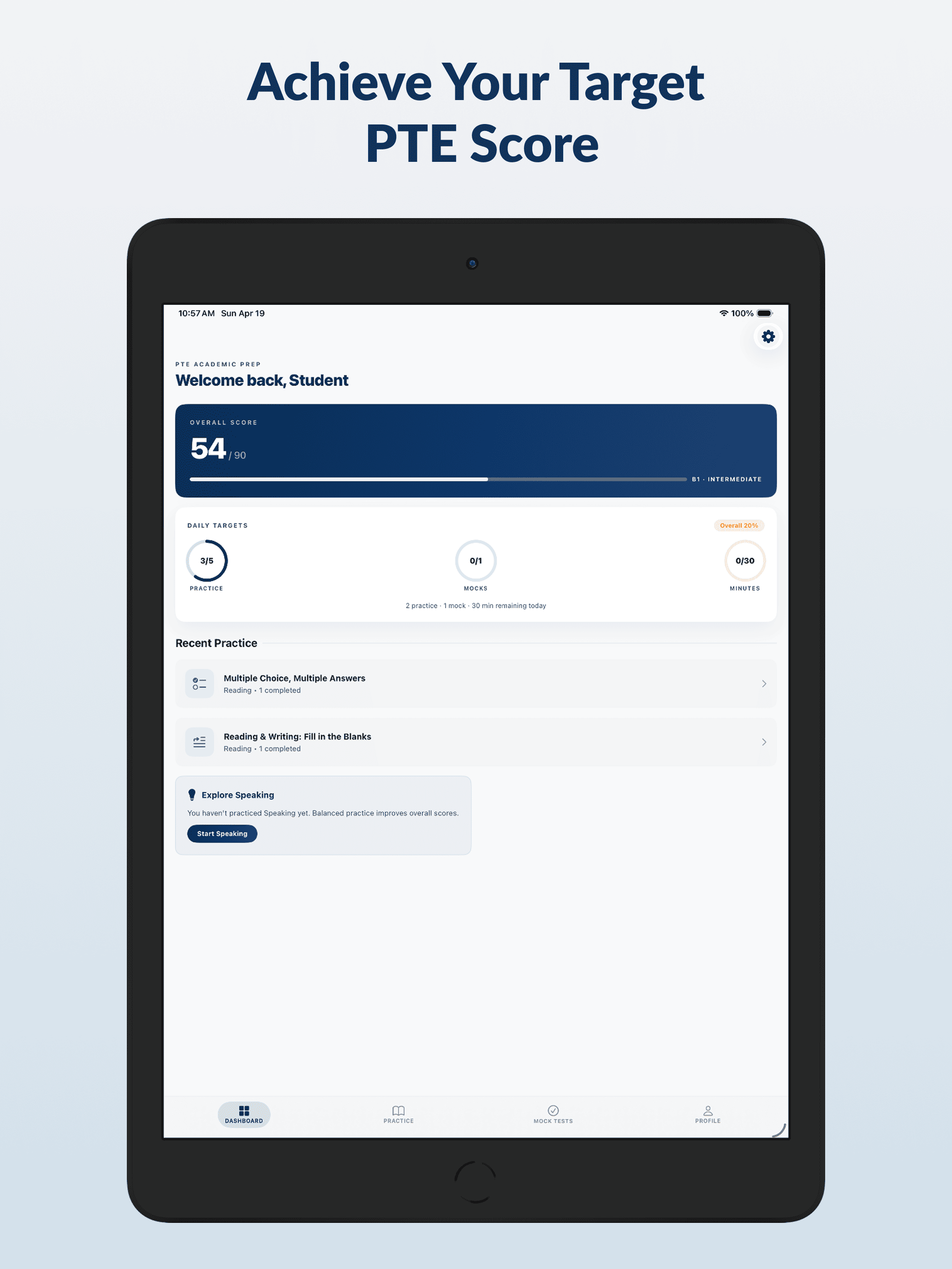 PTE Exam Practice & Tests screenshot 7