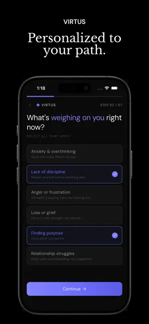 Virtus — Stoic Wisdom Journal screenshot 3