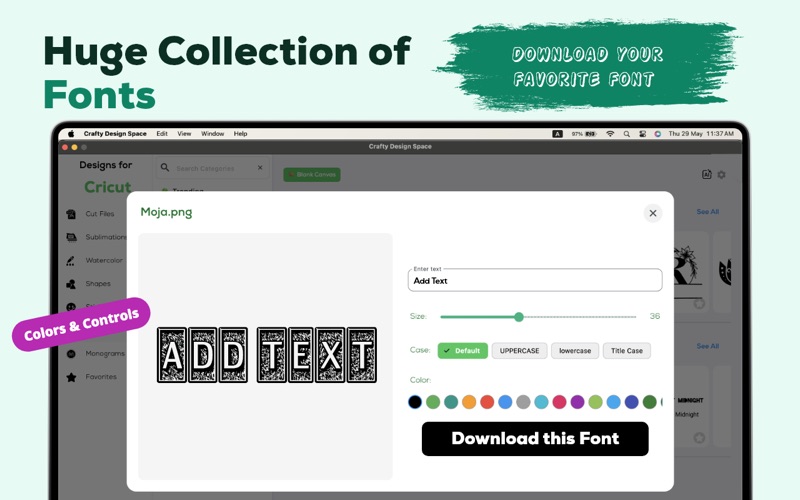 App screenshot