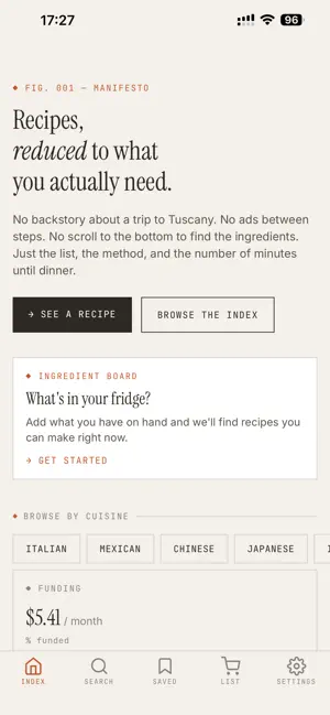 Reduced Recipes screenshot 1