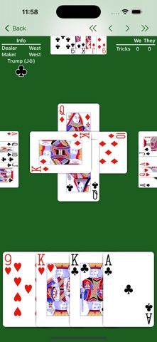 Euchre - Expert AI iPhone screenshot
