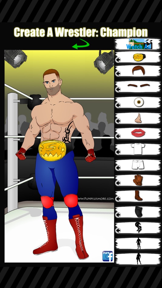 #1. Create A Wrestler: Champion (iOS) 由: Salvador Nunez