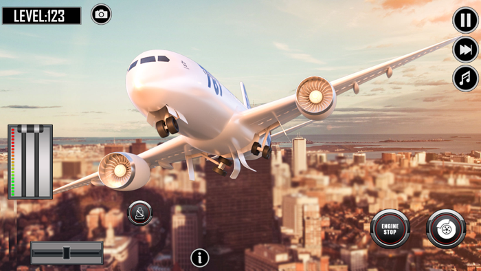 Airplane Flying 3D Sky Flight