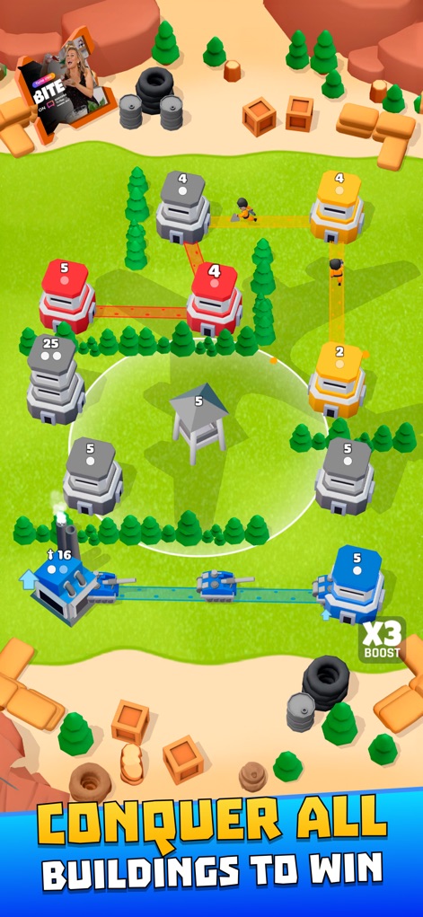 Tower War - Tactical Conquest - Tactical Map View
