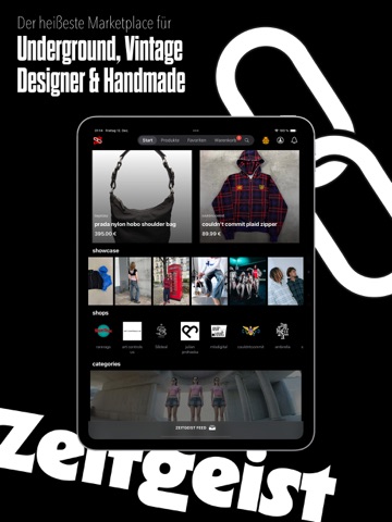Zeitgeist Marketplace iPad screenshot