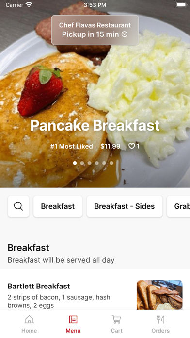 Screenshot 2 of Chef Flavas To Go App
