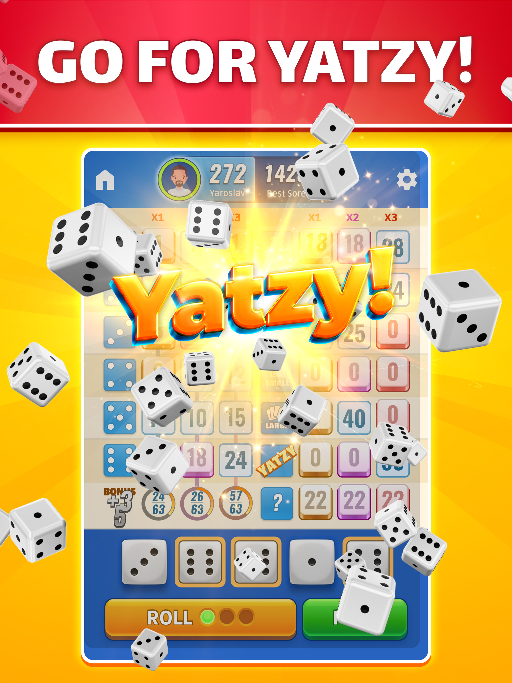 Dice Go: Yatzy Game Online