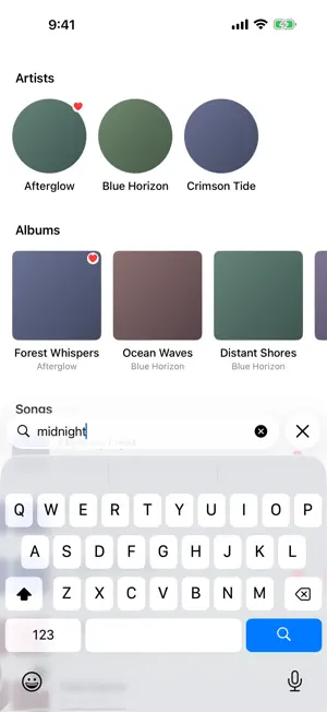 Cadence music player screenshot 1