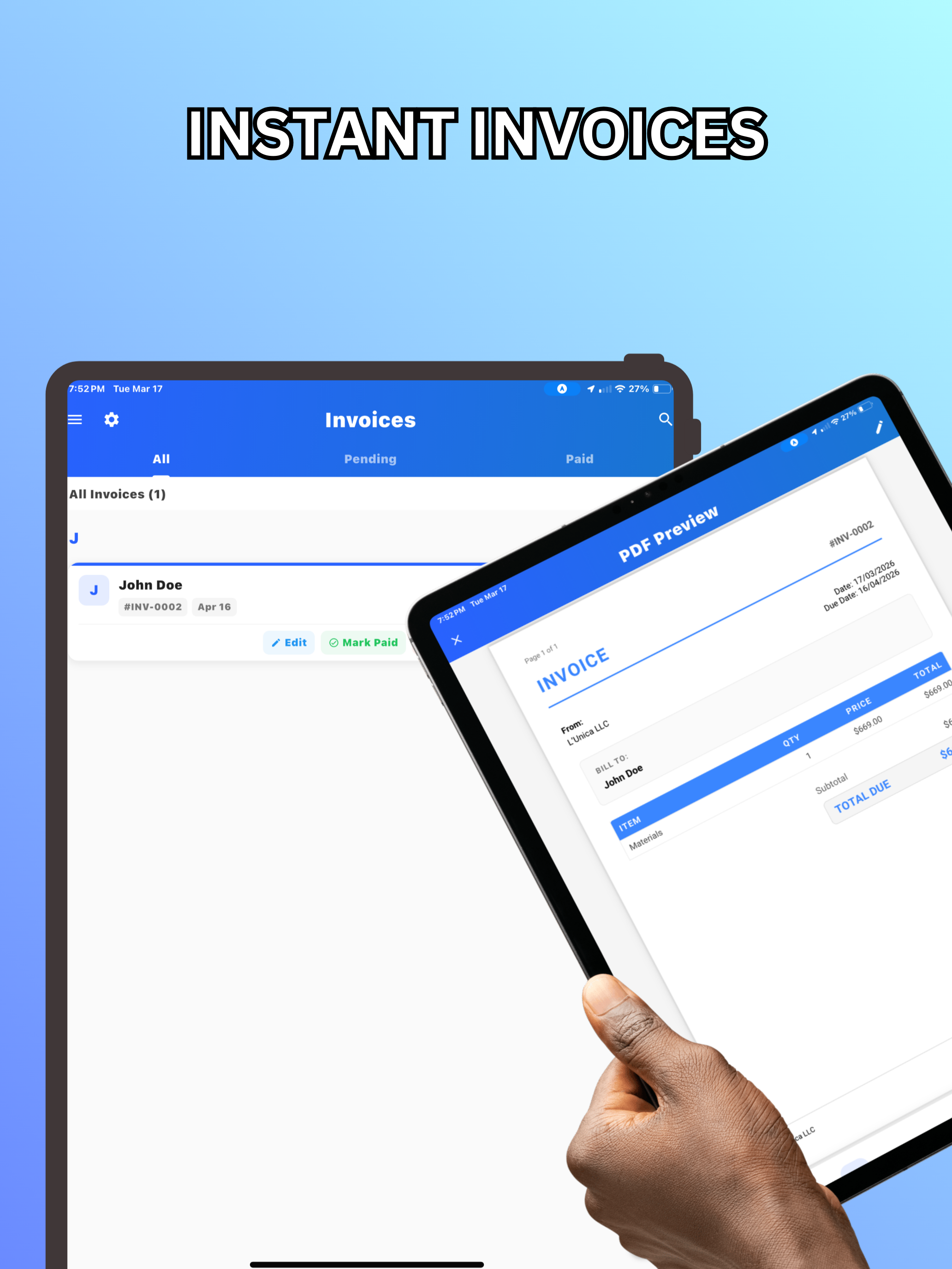EzyInvoice: Invoice & Estimate screenshot 10