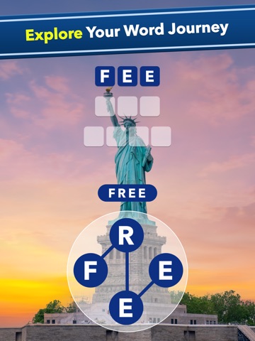 Word Tour: Trip Puzzle Game iPad screenshot