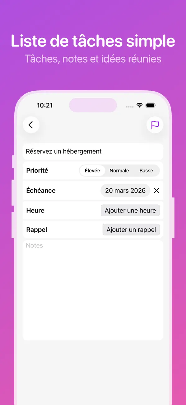 Screenshot #1 pour Liste de tâches - Notions