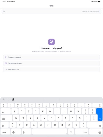 Ace - Chat & Assistant iPad screenshot