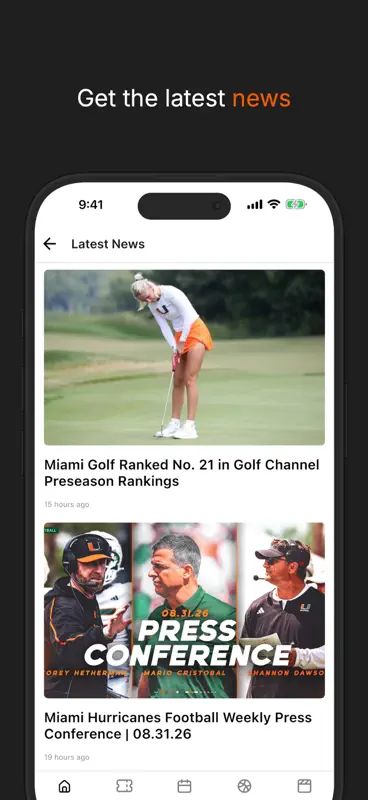 Miami Hurricanes screenshot 4 of 4