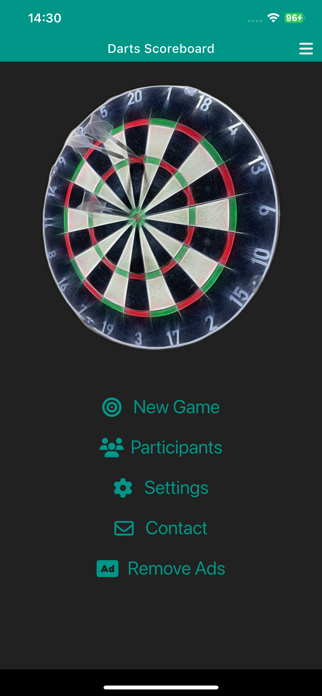 Darts Scoreboard App Screenshot 1 of 10