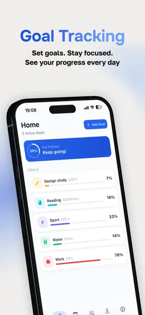 To Track – Habit & Goals screenshot 1