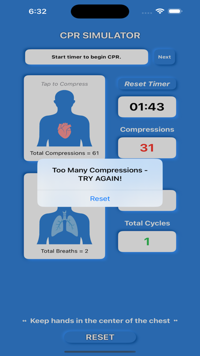 CPR-Simulator iPhone screenshot 3 - Medical app
